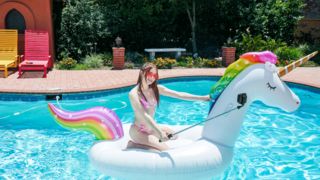 Petite teen rides stepbros big fat cock