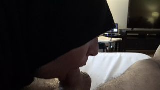 Hijab Girl Deepthroats Her Stepson