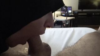 Hijab Girl Deepthroats Her Stepson