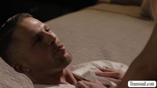 TS Gracie Jane gets rimjob and ass fucked