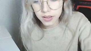 Petite Blonde Babe loves to masturbate