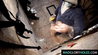 Big Tits MILF GangBanged and Eating Cum