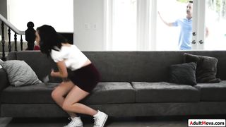 Brunette pussy licked by n suck older bf