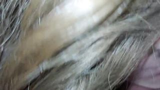 Real amateur MILF helping her husband after a long day. Tits out always hel