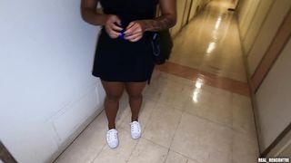 Big Ass Canadian Cheats On Her Boyfriend And Gets Fucked Hard In Anal And DP in Paris To Get Hired !