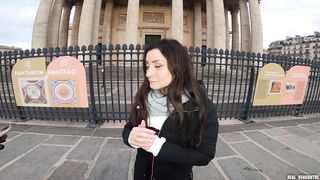 An Italian met in the street, massaged in the sauna and pounded in anal and DP by 2 strangers