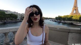 Horny Russian gets banged in a limo and in anal during her casting to be recruited