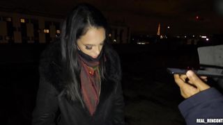 Uruguayan Katrina Moreno fucked in public in front of the Eiffel Tower by 2 strangers!