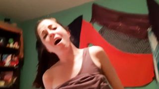 POV Pink pussy hard cock fucking no condom!!!! MMMMhmmmmmm