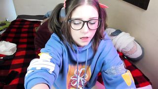 Katya Letova Deepthroat, feet and nipple orgasm