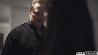 Latina babysitter impregnated by old man