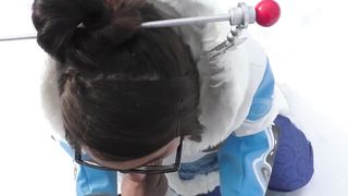 Public Overwatch Mei Blowjob in Snow