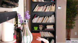 Stepdaughter tastes her stepmoms pussy