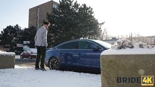 Cheating Big Tits Bride Locked WC Adventure