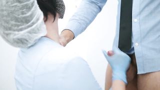 Nympho Nurse Sucked A Big Dick And Gave Tits Fuck