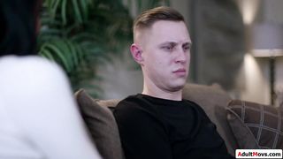 Stepmom watches stepson jerk off ifo her