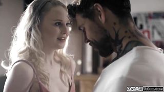 Virgin girl fucked rough by an older guy