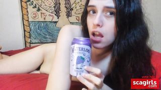 GRAPE DRINK TURNS ME ON SO MUCH Foreign Object Hump I Think I REAL Cum @ 42