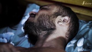 Rent owner sucked young lady's milky boobs