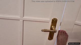 ANAL fucked by gymnast Lara Frost and cum on her feet