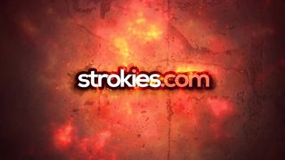 Strokies Redhead Sonia Harcourt Giggles While She Strokes