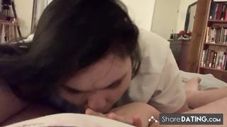 Recording Myself Sucking Him Off!