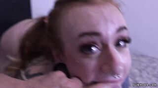 Sub slut Azura Alii gets spank and slap