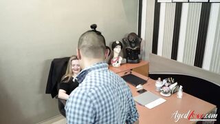 She calls Cris Angelo with his ever-hard cock