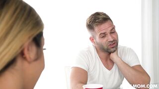 My busty stepmom want my dick inside her