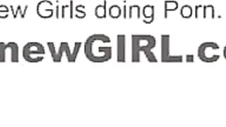 New girl gets cock for her juicy pussy