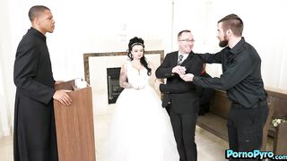 Bride Payton Preslee Gets Fucked By BBCs