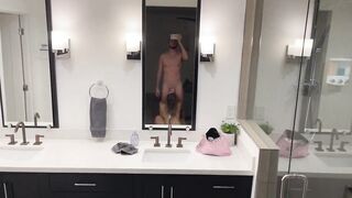 Sneaky Pool BJ and Pregnant Sex at Friend's House! Creampie AND Cum on Ass!