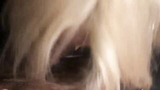 BBC Interracial Blow job and anal with creampie