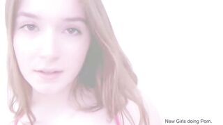 Super cute teen with big tits ass fucked