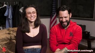 Dirty cop binds and anal fucks evidence clerk