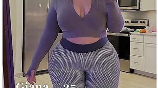 Chubby Blonde Helps BBC