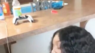 Ebony Teen Sucking BBC