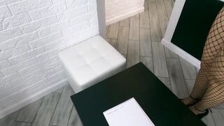 Teacher fucked a student instead of a lesson - creampie