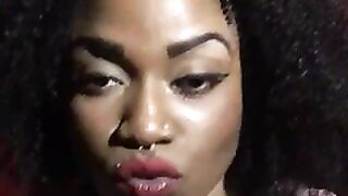 Mixed OF Model Slurps Thick Cock