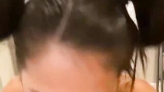 Big Tits Asian Wife Gets Facial