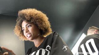 Czech Streets 121 Black sexy hairdresser