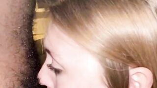 Teen Beauty Sloppy BBC Blowjob