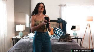 Busty milf assfucked by her teens friend