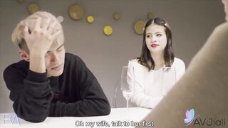 Asian wife has her eyes on her husbands brother-in-law