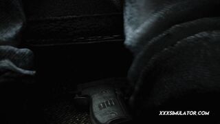 [3D] Small Boobs Skinny Girl Rougly Fucked in Car