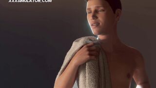 Horny Stepson Needs a Little Rub to Calm His Huge Boner