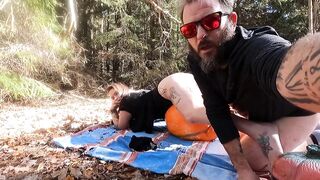 Outdoor BDSM: Tattooed Amateur with Big Ass in Hardcore POV Action