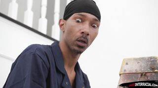 Busty babe basks cool air naked ifo guys