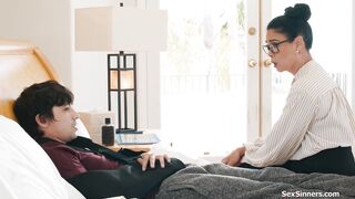 Teacher gives student a HELPING HANDjob