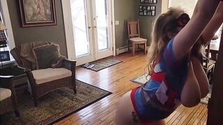 Topless Mature MILF with Huge Tits Shows Off Her Body